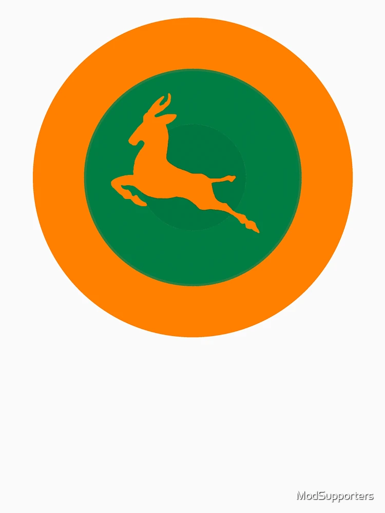 Thumbnail 7 von 7, Classic T-Shirt, Springbok Retro Mod Rondell designt und verkauft von ModSupporters.