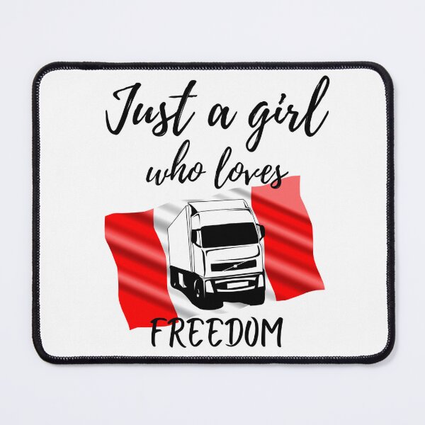 Item preview, Canada Freedom - Just a Girl Who Loves Canada Freedom Convoy designed and sold by tshirtfever.