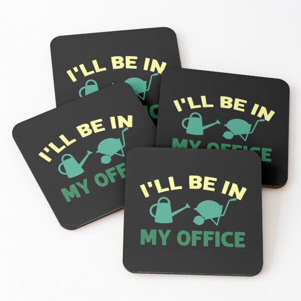 Item preview, I'll Be In My Office Garden Funny Distressed Gardening designed and sold by 3colors3.