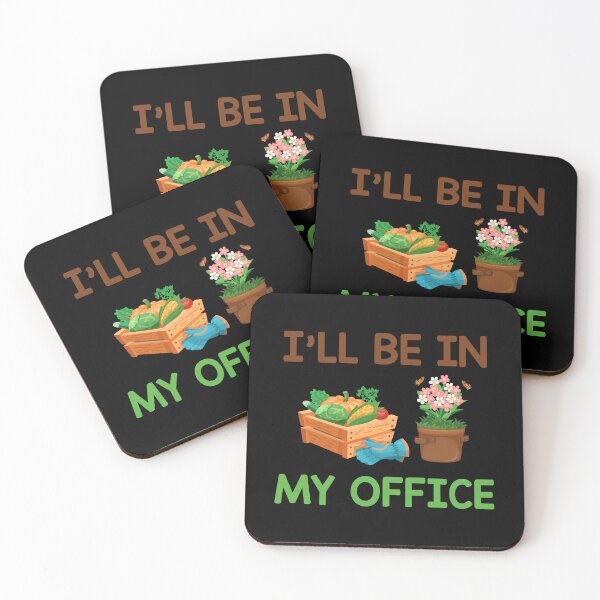Item preview, I'll Be In My Office Garden Funny Distressed Gardening designed and sold by 3colors3.