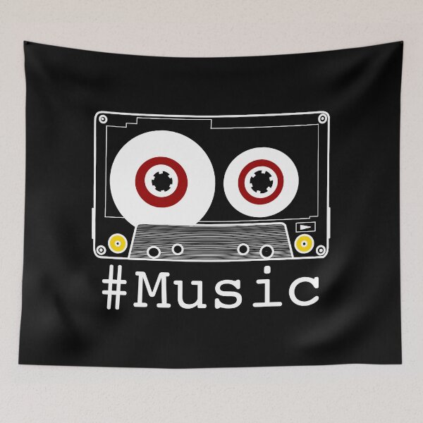 Item preview, Music Hashtag Cassette designed and sold by AngeloDeVal.