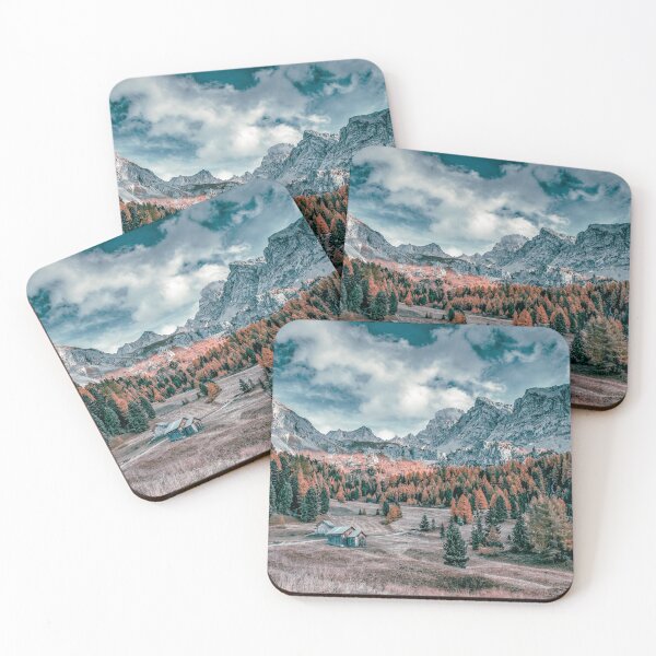 Item preview, Beautiful Mountain View Art Board Print designed and sold by Nils Petter Stein.