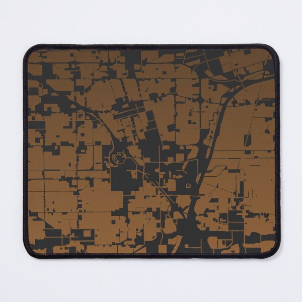 Item preview, Anaheim coffee color Map Art California USA designed and sold by EpicMaps.