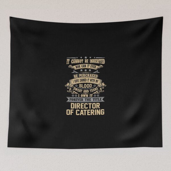Item preview, Director Of Catering T Shirt - Forever The Title Job Gift Item Tee designed and sold by celiagomez456.