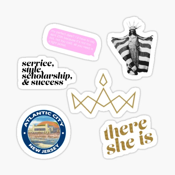 Item preview, Miss America Heritage Sticker Pack designed and sold by missmadison2022.