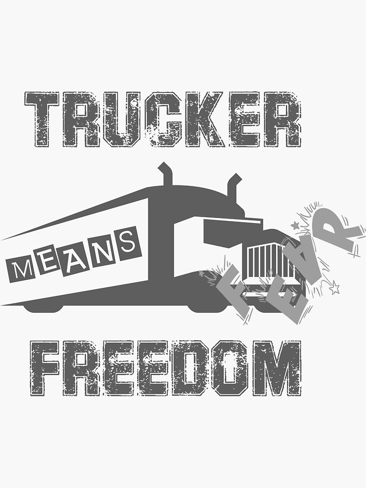 "TRUCKER BEDEUTET FREIHEIT, Lustige LKWFahrer, PapaTrucker, Mama