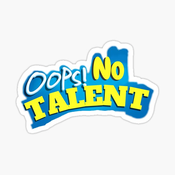 Oops! No Talent Cap'n Crunch Sticker