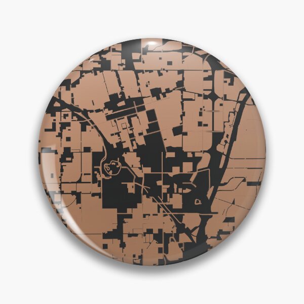Item preview, Anaheim Chocolate color Map Art California USA designed and sold by EpicMaps.