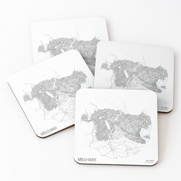 Item preview, Mbuji-Mayi City Map of Kasai-Oriental, Democratic Republic of the Congo - Circle designed and sold by deMAP.