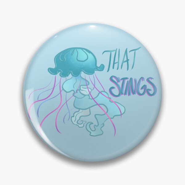 Item preview, That Stings - Jellyfish Pun  designed and sold by Clover-Bud.