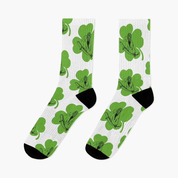 Item preview, Skate Skater Skateboard Gift St. Patrick's Day Shamrock designed and sold by ART-SOUF.