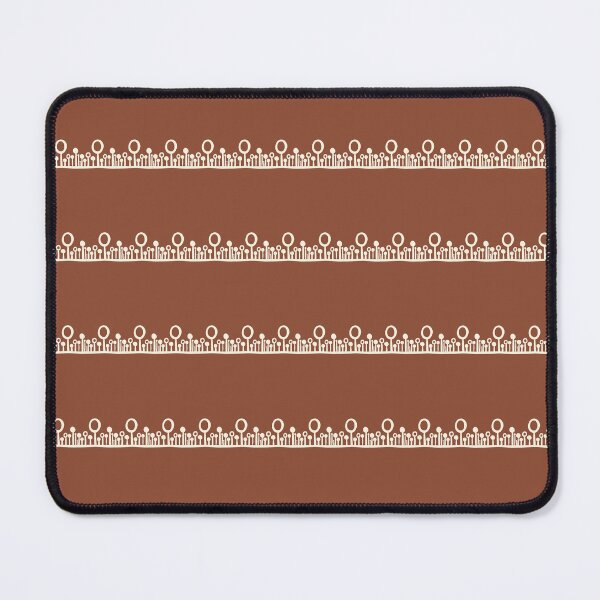 Item preview, Mudcloth Pattern Minimalist Abstract Terracotta Boho Pattern designed and sold by zedonee.