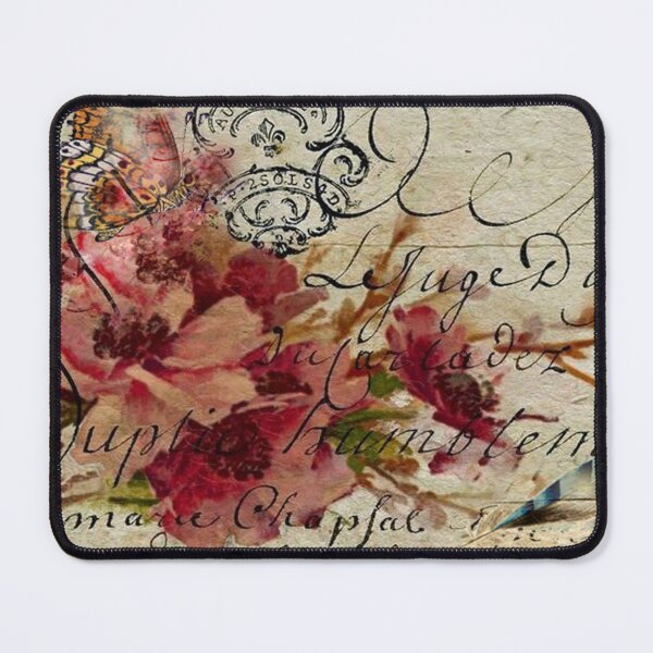 Item preview, French Script with Flowers and Butterfly designed and sold by Slh69.