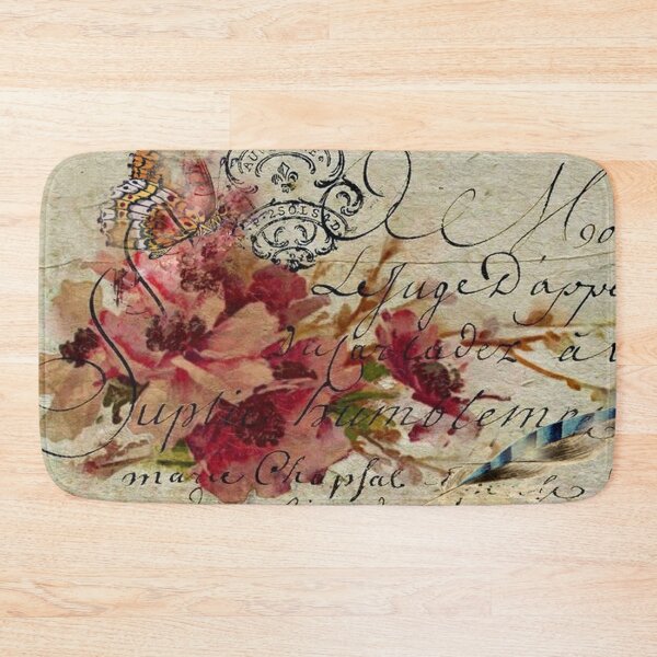 Item preview, French Script with Flowers and Butterfly designed and sold by Slh69.