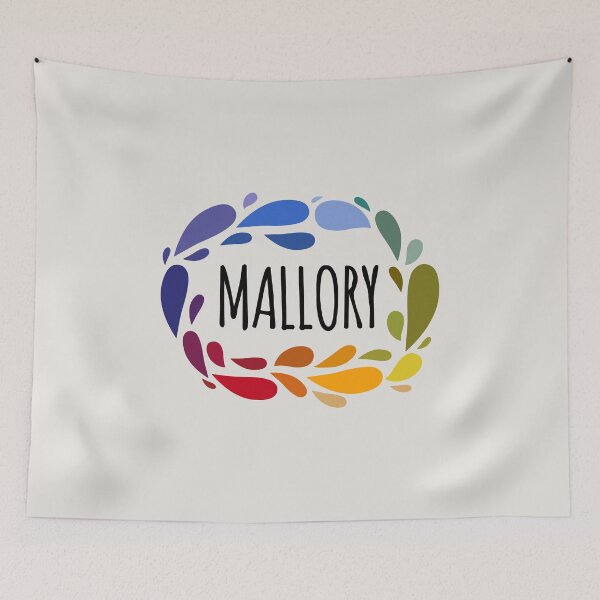 Item preview, Mallory Name Cute Colorful Gift Named Mallory designed and sold by kindxinn.