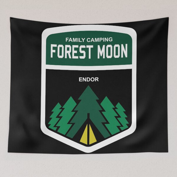 Item preview, FOREST MOON, humor camper gift, camping humor designed and sold by lapolonaise.