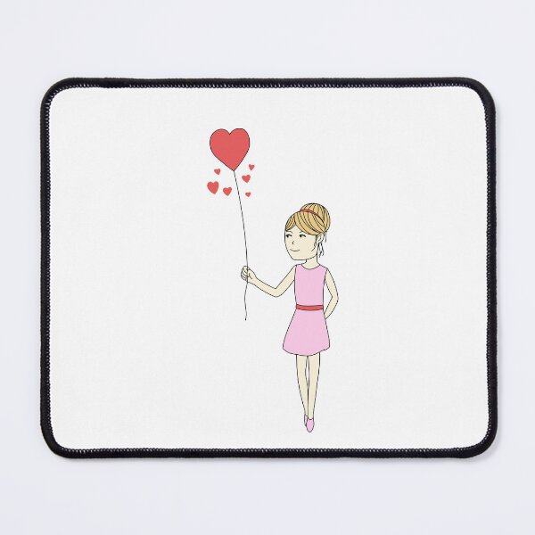Item preview, Girl Holding a Balloon Misses Someone designed and sold by RH-Dessin.