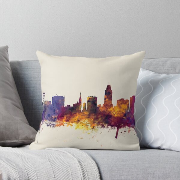 Item preview, Lincoln Nebraska Skyline designed and sold by ArtPrints.