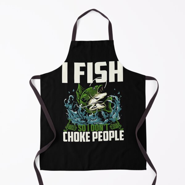 Item preview, I Fish So I Don't Choke People Funny Sayings Fishing designed and sold by 3colors3.