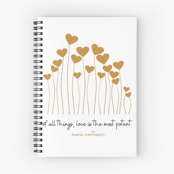 Item preview, Of All Things, Love Is The Most Potent - Maria Montessori Quote / Homeschool Classroom Decor designed and sold by thehomeroom.