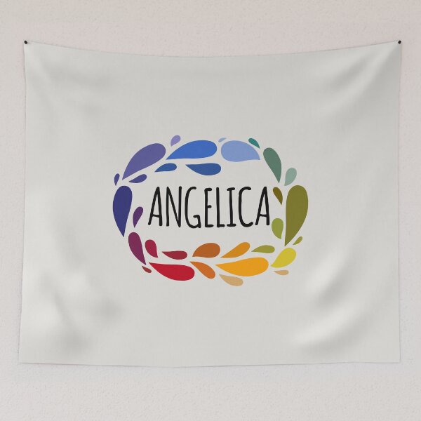 Item preview, Angelica Name Cute Colorful Gift Named Angelica designed and sold by kindxinn.