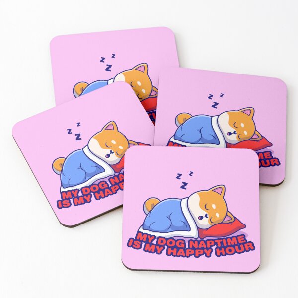 Item preview, Cozy Corgi, My dog naptime is my happy hour designed and sold by sassav8.