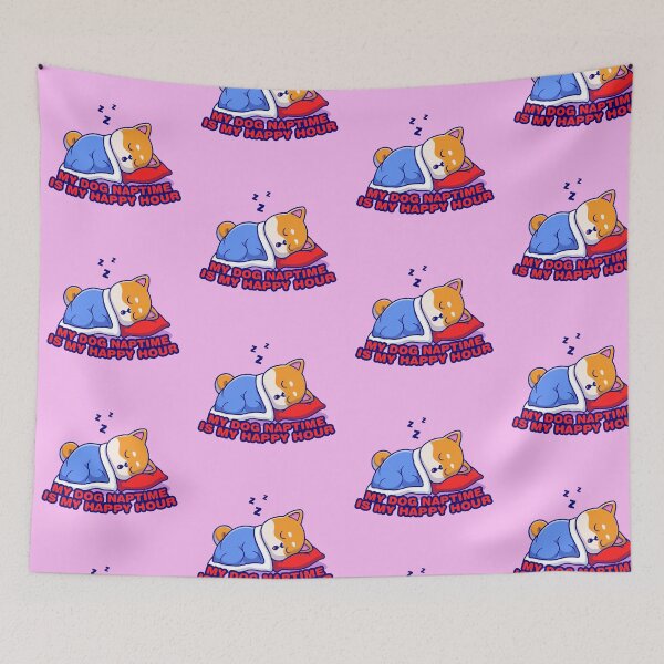 Item preview, Cozy Corgi, My dog naptime is my happy hour designed and sold by sassav8.
