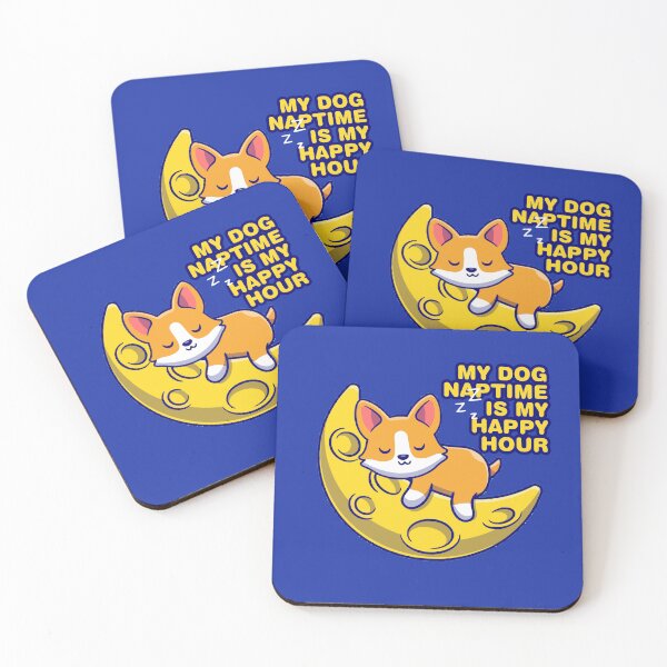 Item preview, Moon Corgi, My dog naptime is my happy hour designed and sold by sassav8.