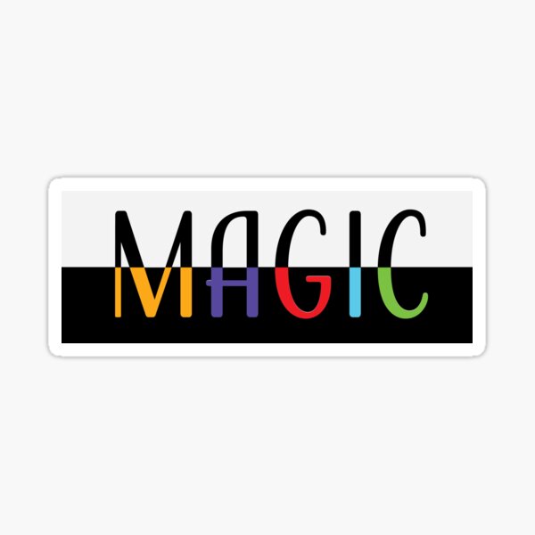 Item preview, Magic - Colourful Black   designed and sold by Mehwish.