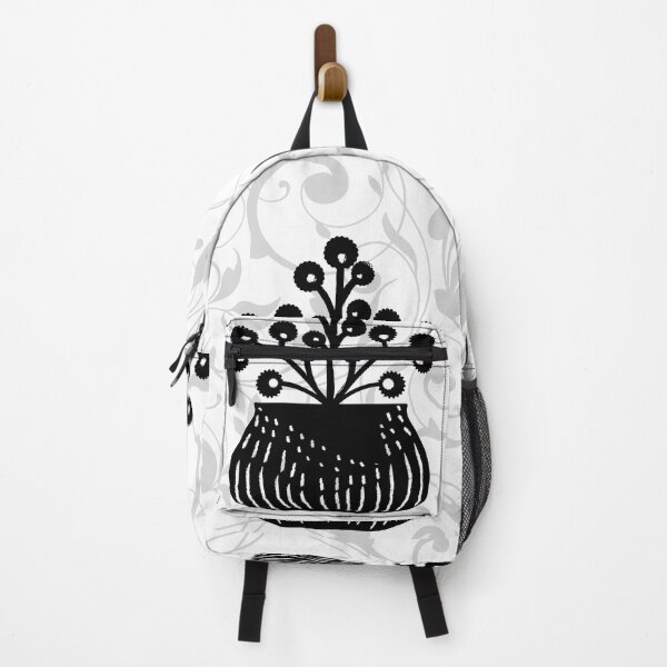 Item preview, Black Swirly Floral Pattern/Black Floral Swirl Design For Flower Lovers/Adult/Children designed and sold by haRexia.