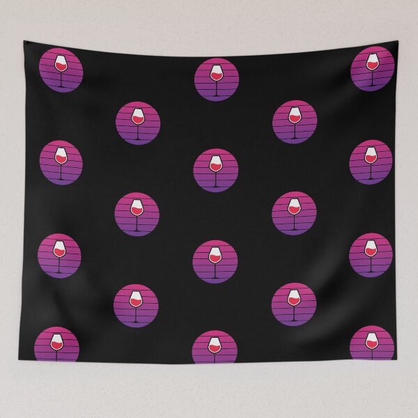 Item preview, Red wine - circle, evening sun designed and sold by Mohja-Design.