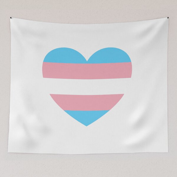 Item preview, Trans Flag Heart - Transgender Queer Pride designed and sold by Inspirationmotivation.
