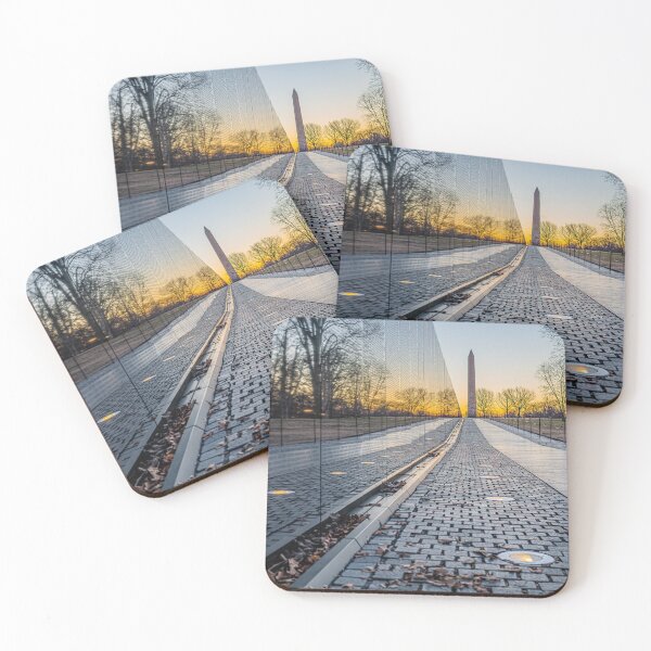 Item preview, Vietnam War Memorial at sunrise designed and sold by StewieStrout.