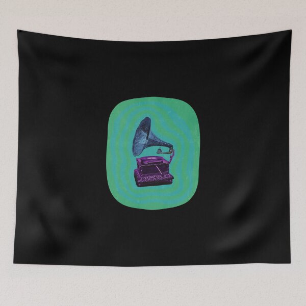 Item preview, Psychedelic Gramophone Sticker designed and sold by LandiZayn19.