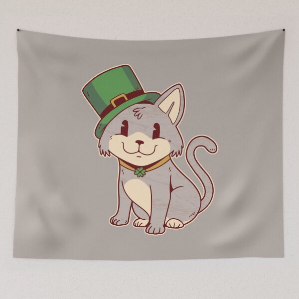 Item preview, St Patrick's Irish cat designed and sold by Kezichy.