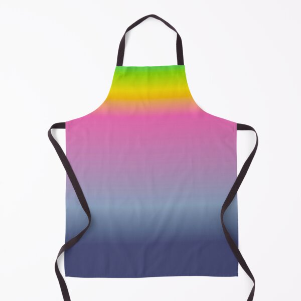 Item preview, SILVER RAINBOW OMBRE- Blue Grey To Neon Green designed and sold by BOLDERSALONS.