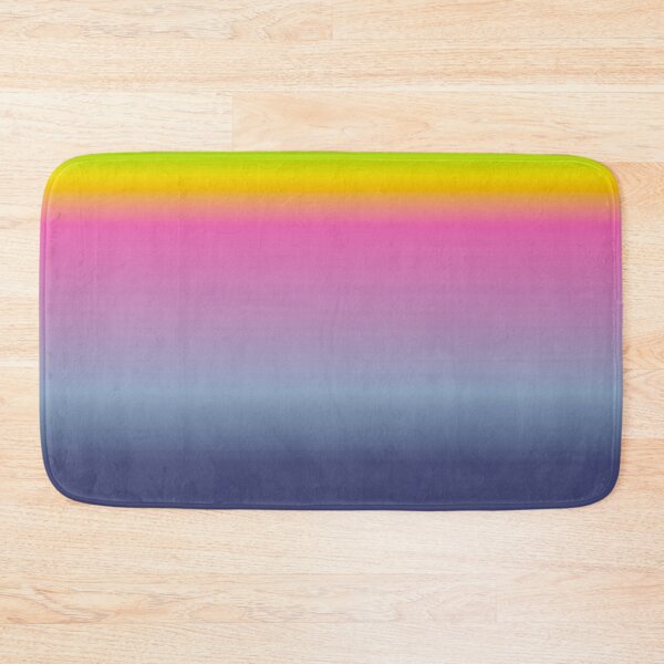 Item preview, SILVER RAINBOW OMBRE- Blue Grey To Neon Green designed and sold by BOLDERSALONS.