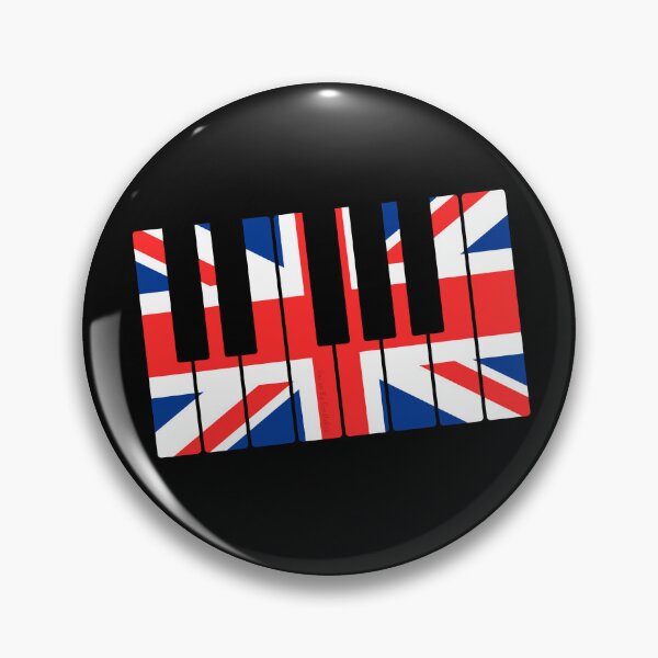 Item preview, UK Flag Piano Pianist British Musician designed and sold by doodlerob.