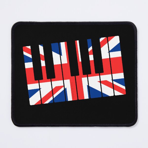 Item preview, UK Flag Piano Pianist British Musician designed and sold by doodlerob.