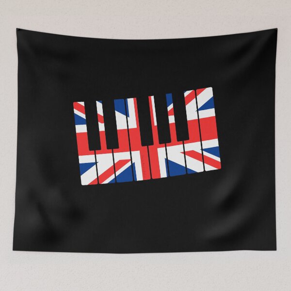 Item preview, UK Flag Piano Pianist British Musician designed and sold by doodlerob.