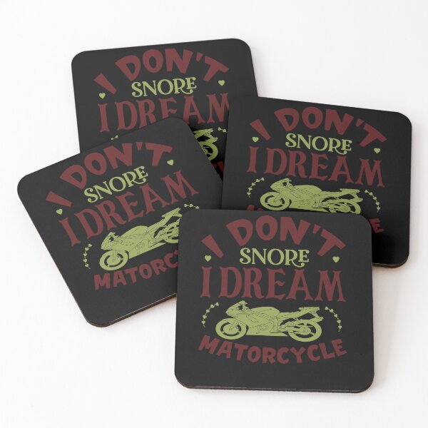Item preview, I Don't Snore I Dream I'm A Motorcycle Shirt Biker Dad Gif designed and sold by 3colors3.