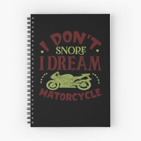 Item preview, I Don't Snore I Dream I'm A Motorcycle Shirt Biker Dad Gif designed and sold by 3colors3.