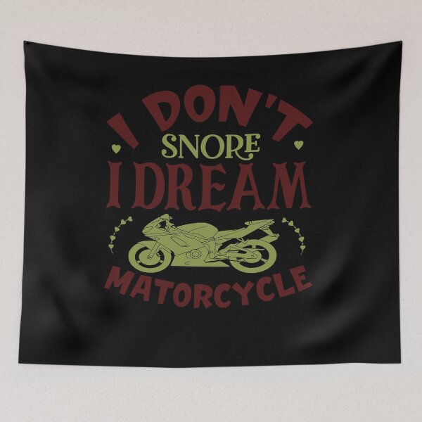 Item preview, I Don't Snore I Dream I'm A Motorcycle Shirt Biker Dad Gif designed and sold by 3colors3.