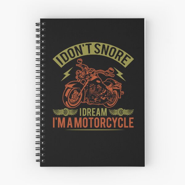 Item preview, I Don't Snore I Dream I'm A Motorcycle Shirt Biker Dad Gif designed and sold by 3colors3.