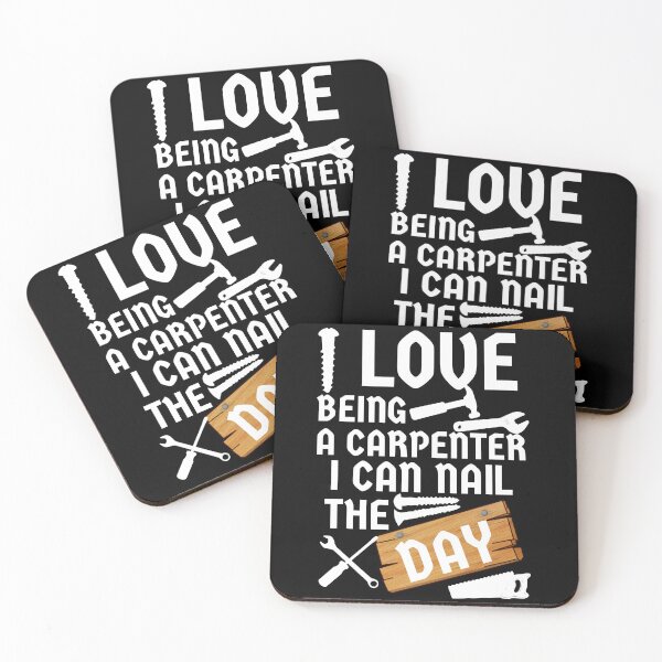 Item preview, i love being a carpenter i can nail the day black designed and sold by Chaos-Touch.