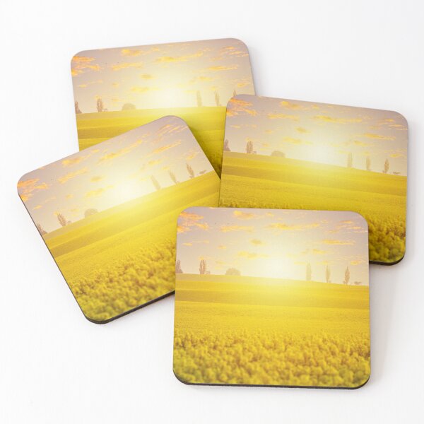 Item preview, Gold rape field in the morning designed and sold by Lukasz Szczepanski.