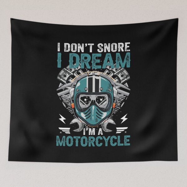 Item preview, I Don't Snore I Dream I'm A Motorcycle Shirt Biker Dad Gif designed and sold by 3colors3.
