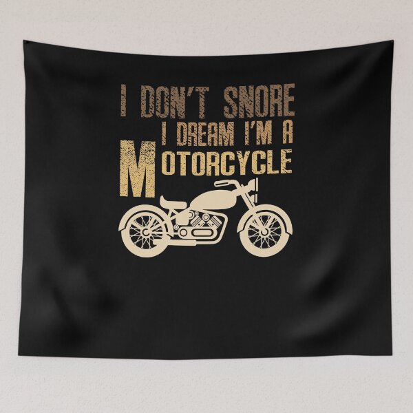 Item preview, I Don't Snore I Dream I'm A Motorcycle Shirt Biker Dad Gif designed and sold by 3colors3.