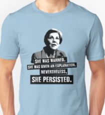 Elizabeth Warren: She Persisted Unisex T-Shirt