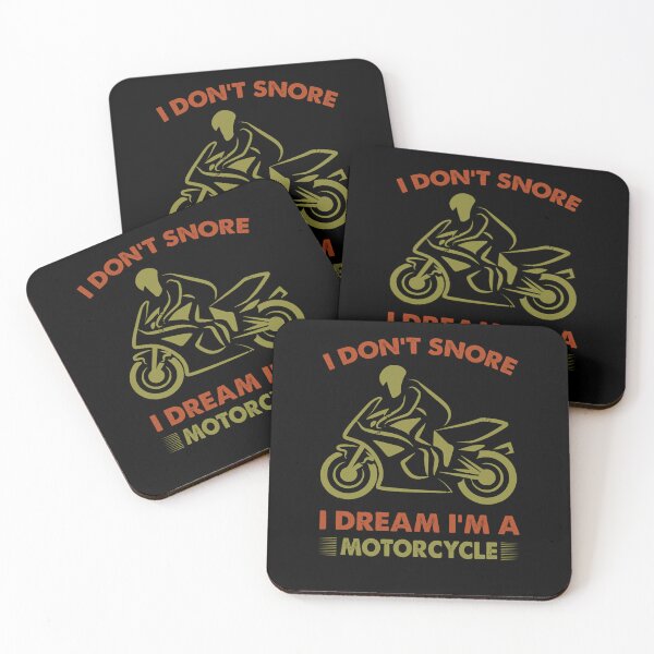 Item preview, Don't Snore I Dream I'm A Motorcycle Shirt Biker Dad Gif designed and sold by 3colors3.